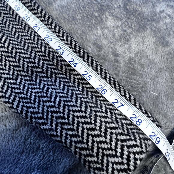 Lauren Ralph Lauren Zip Cardigan Sweater Womens Medium Lambswool Herringbone - Picture 13 of 13